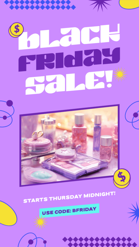 Instagram Story Creator To Promote A Black Friday Themed Sale