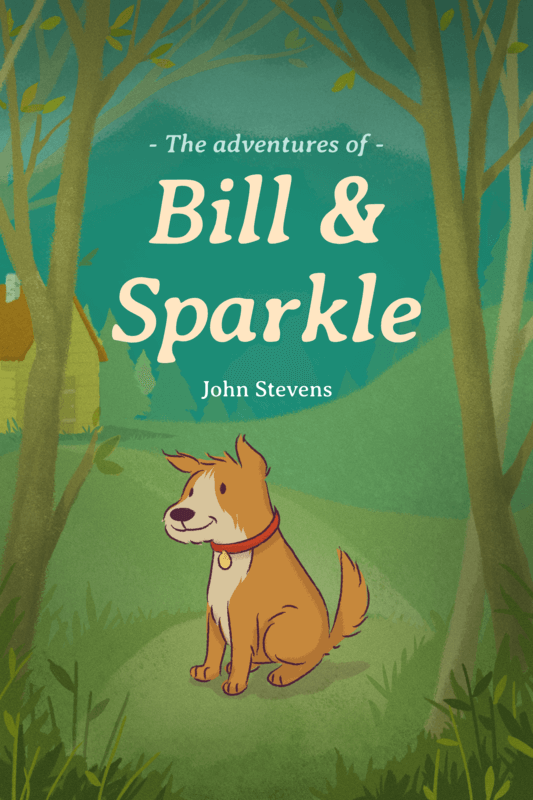 Children's Book Cover Maker With A Cute Dog Illustration